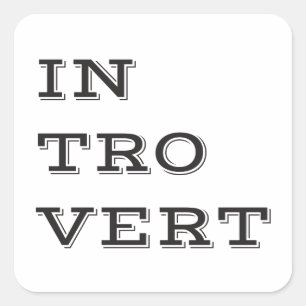 Introvert Stickers