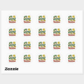 Introvert Sunshine Break Ronde Sticker (Vel)