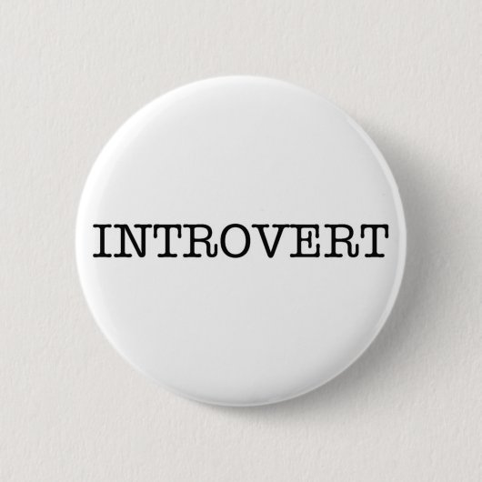 INTROVERT-toets Ronde Button 5,7 Cm (Voorkant)
