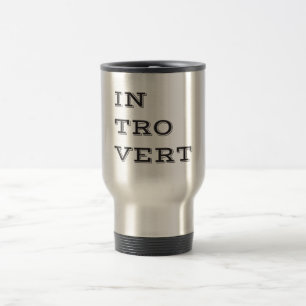 Introvert Travel Mug Reisbeker