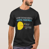 Introvert TShirt Funny Extrovert ADC Pie Chart Dog (Voorkant)