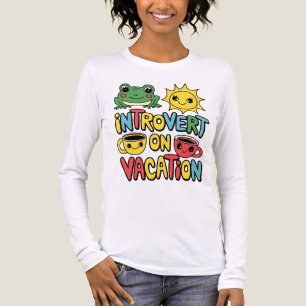Introvert Vakantie Mode Vrouwen Tri-Blend Shirt