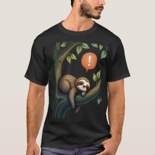 Introvert Voer Vernieuwing Vermijding Luiaard Slap T-shirt