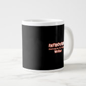 Introvert Writer Extra Grote Beker (Voorkant rechts)