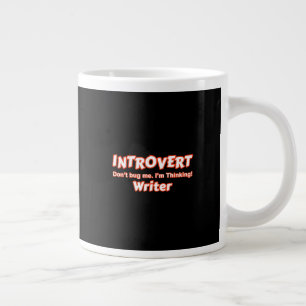 Introvert Writer Extra Grote Beker