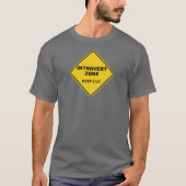 Introvert Zone uit T-shirt (Voorkant)