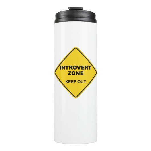 Introvert Zone uit Thermosbeker (Voorkant)