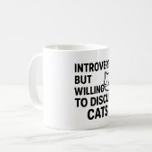 introverte beker koffiemok (Voorkant links)