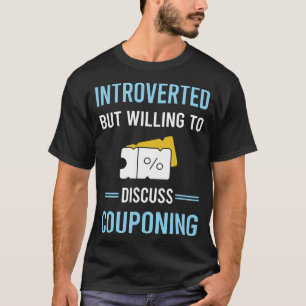 Introverte Couponeren Coupon Coupons Couponer T-shirt