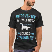 Introverte cryptozoölogie Cryptidis T-shirt (Voorkant)
