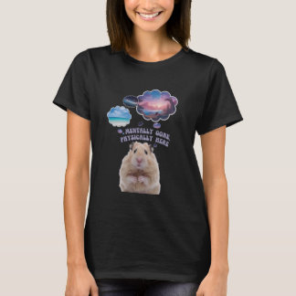 Introverte Hamster Meme Schattigee Esthetische Dro T-shirt