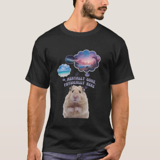 Introverte Hamster Meme Schattigee Esthetische Dro T-shirt