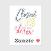 Introverte Humor Sticker (Vel)