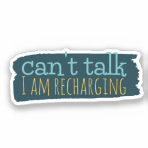 Introverte Humor Sticker