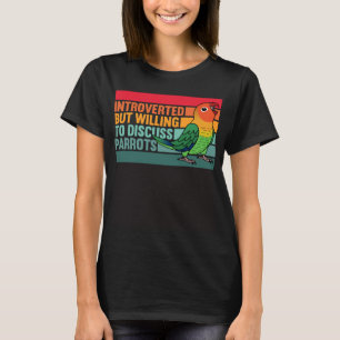 Introverte maar papegaaien Fischers Lovebird T-shirt