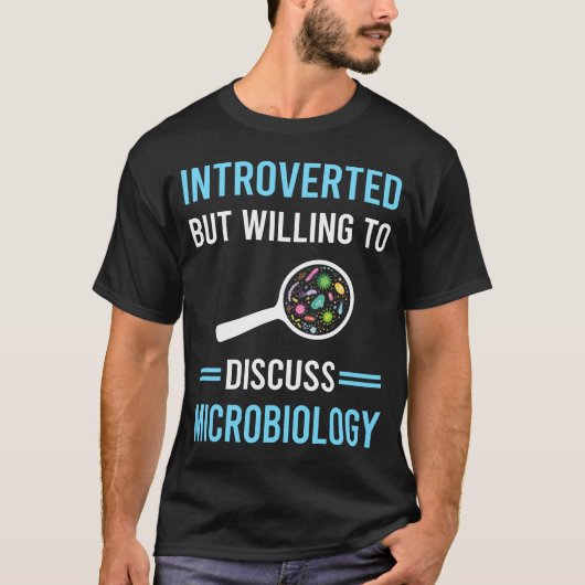 Introverte microbioloog t-shirt (Voorkant)