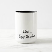 Introverte Mok: Ssst, geniet van de stilte Mok (Midden)