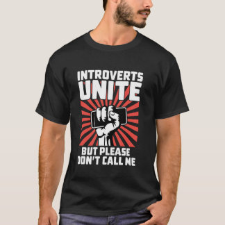 Introverte verenigt u t-shirt
