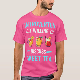 Introverte zoete thee t-shirt