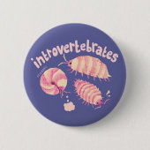 Introvertebraten isopoden-badge ronde button 5,7 cm (Voorkant)