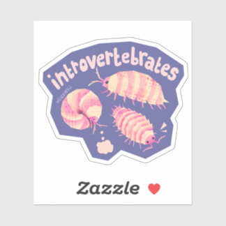 Introvertebraten isopoden - kleine sticker