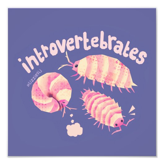 Introvertébrés isopodes - impression d'art moyen (Devant)