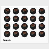 Introverted But Willing To Discuss Dogs Dog Lover Ronde Sticker (Vel)