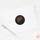 Introverted But Willing To Discuss Dogs Dog Lover Ronde Sticker (Envelop)
