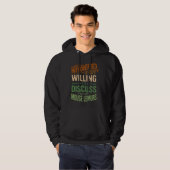 Introverted But Willing To Discuss Mouse Lemurs Hoodie (Voorkant volledig)