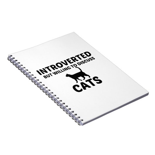 INTROVERTED CATS MAAR WILLEN BESPREKEN NOTITIEBOEK (Rechterzijde)