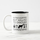 Introverted Gardening Tweekleurige Koffiemok (Links)