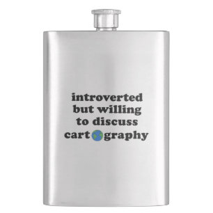 Introverted, maar bereid om cartografie te besprek flacon