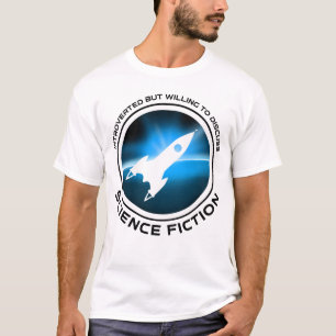 Introverted, maar bereid om de wetenschapsketen te t-shirt
