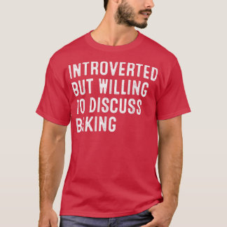 Introverted, maar bereid om het bakken van T-shirt