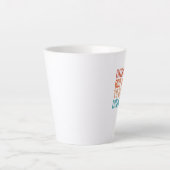 Introverted, maar bereid om het Hondenliefhebber v Latte Mok (Voorkant)