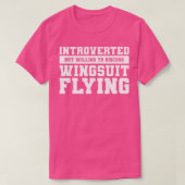Introverted, maar bereid om te discussiëren over h t-shirt (Design voorkant)