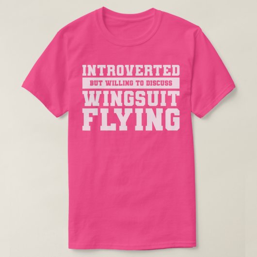 Introverted, maar bereid om te discussiëren over h t-shirt (Design voorkant)