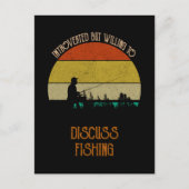 Introverted maar de bereidheid om te bespreken Vis Briefkaart (Voorkant)