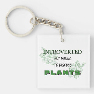 Introverted maar het Willing om de Sleutelhanger v