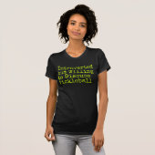 Introverted maar Willing om Pickleball te bespreke T-shirt (Voorkant volledig)