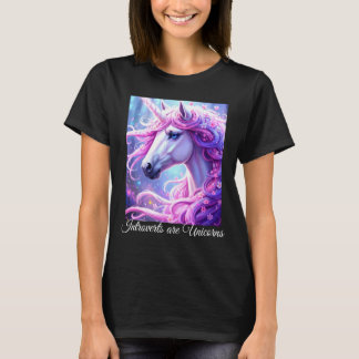 Introverten zijn Eenhoorns t-shirt