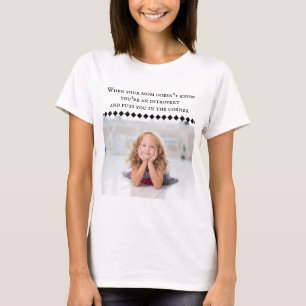 Introvertir le T-shirt Femme Mème