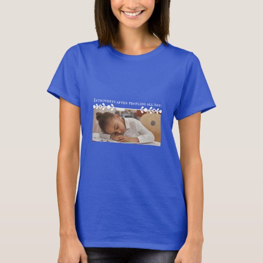 Introvertir le T-shirt Femme Mème (Devant)