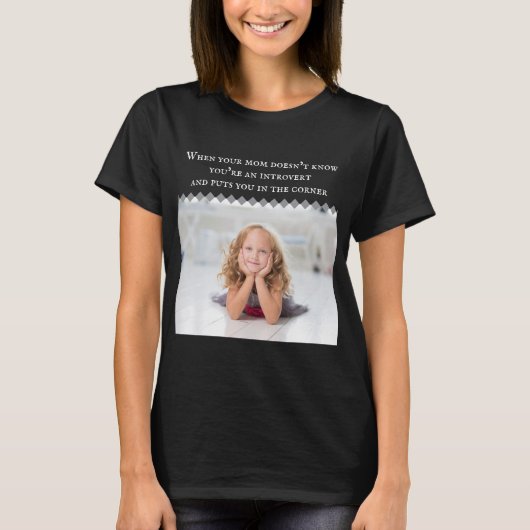 Introvertir le T-shirt Femme Mème (Devant)