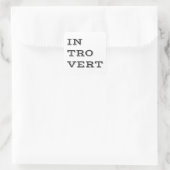 Introvertir les autocollants (Sac)