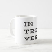 Introvertir Mug (Devant gauche)