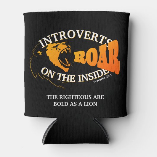 INTROVERTS ROAR OP DE BINNENZIJDE Introverted Clas Blikjeskoeler (Voorkant)