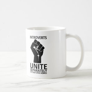 Introverts unissent séparément dans votre tasse