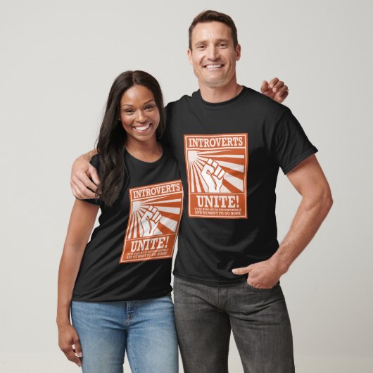 Introverts Unite, Funny T-Shirt (Unisex)