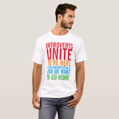 INTROVERTS UNITE T-Shirt (Voorkant volledig)